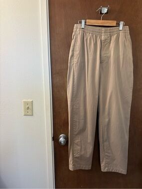 Women's Casual Elastic Waist Khaki Pants